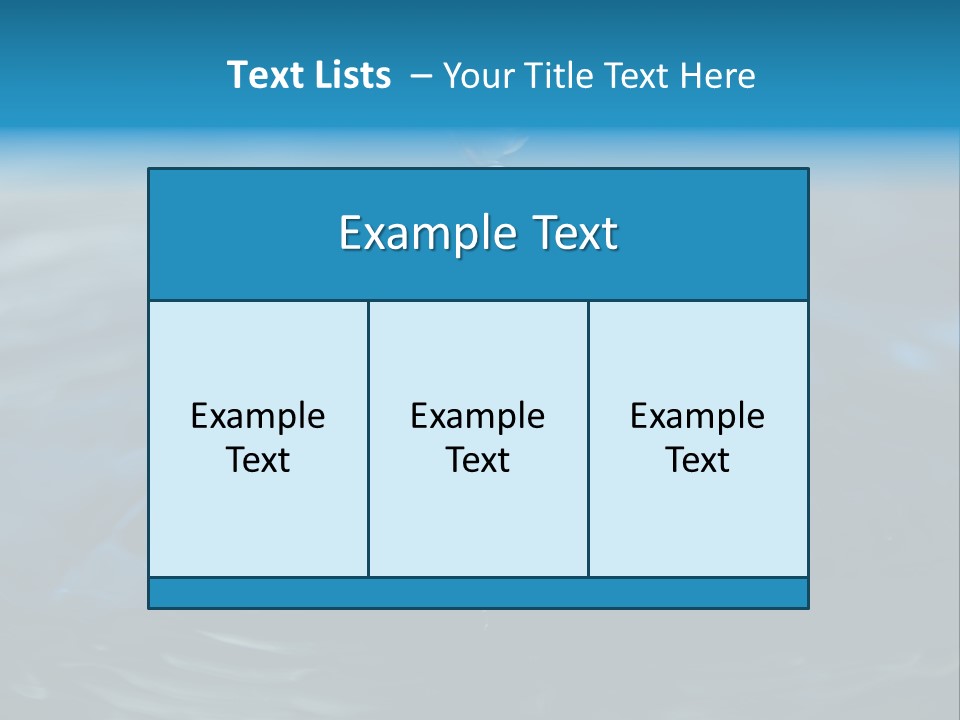 Welligkeit Natur Ase PowerPoint Template