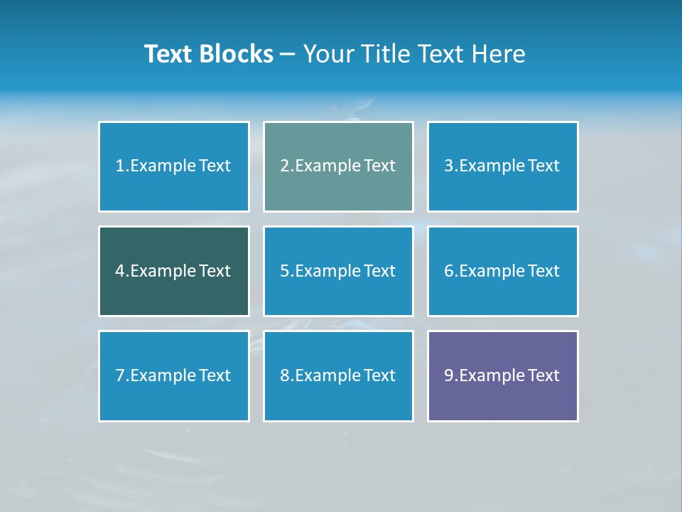 Welligkeit Natur Ase PowerPoint Template