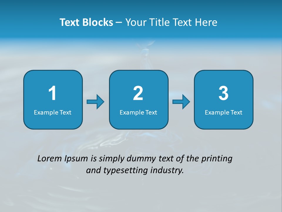 Welligkeit Natur Ase PowerPoint Template