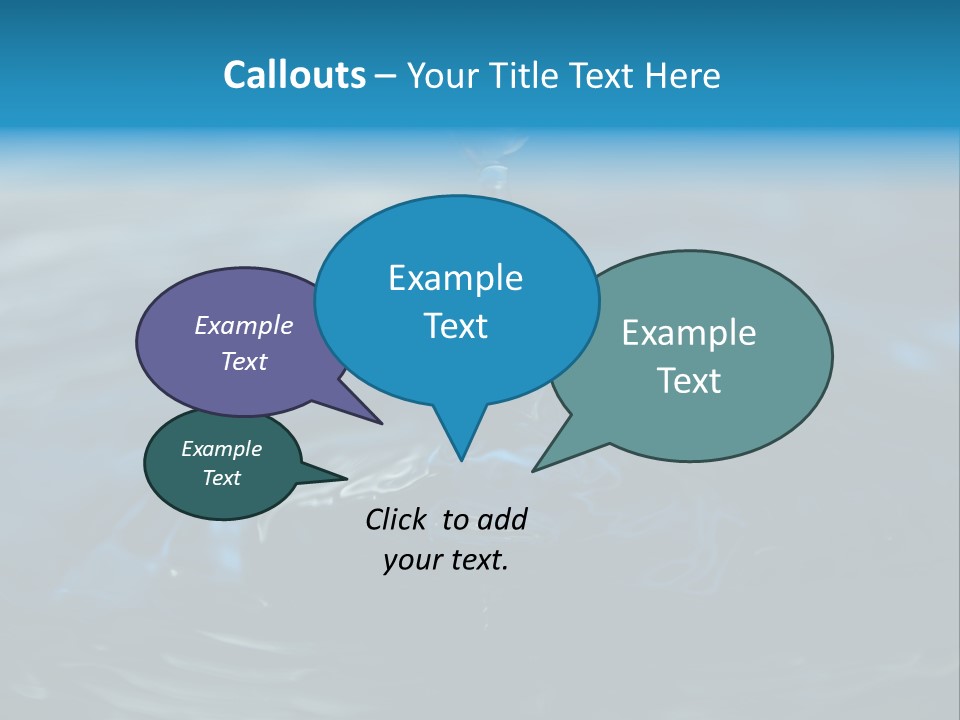 Welligkeit Natur Ase PowerPoint Template