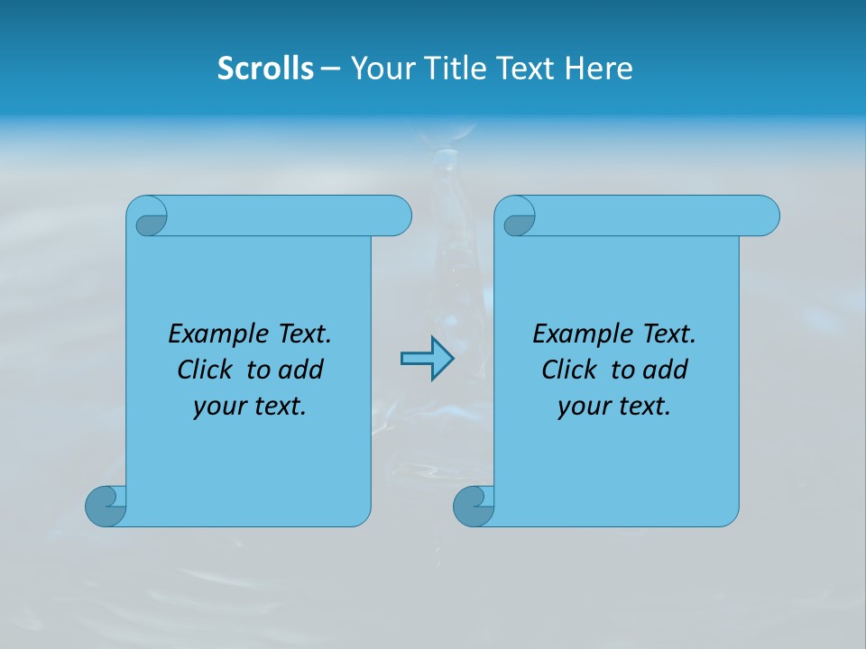 Welligkeit Natur Ase PowerPoint Template
