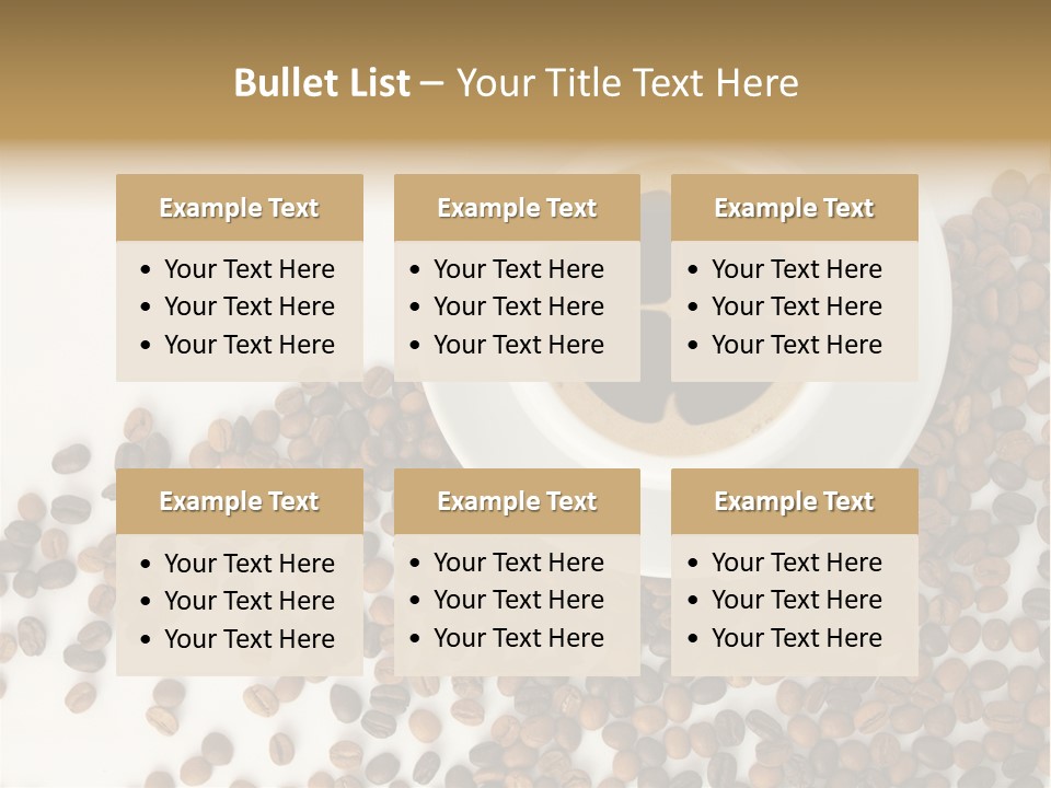 Espresso Cup Drink PowerPoint Template