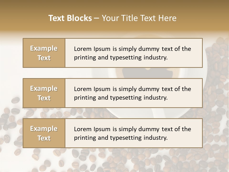 Espresso Cup Drink PowerPoint Template