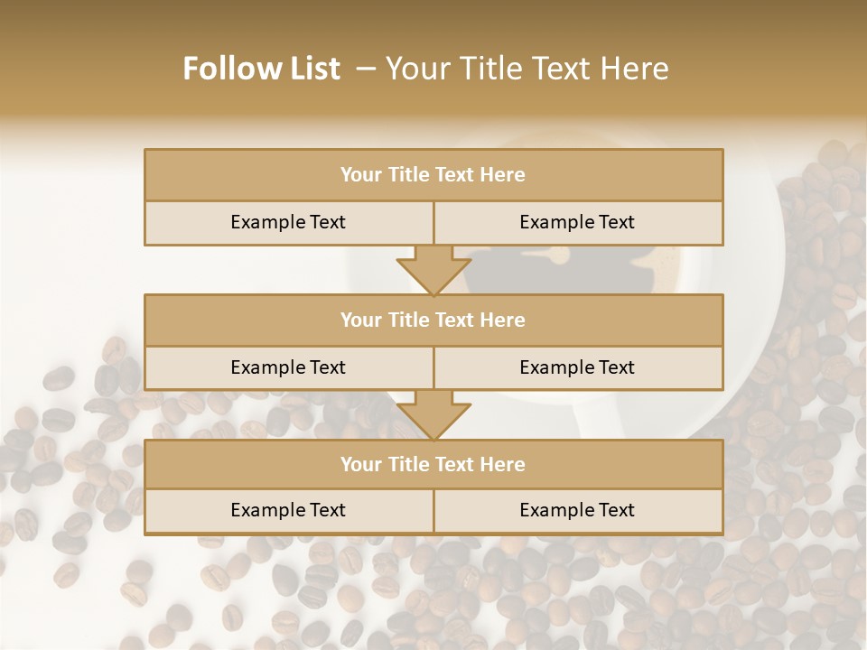 Espresso Cup Drink PowerPoint Template
