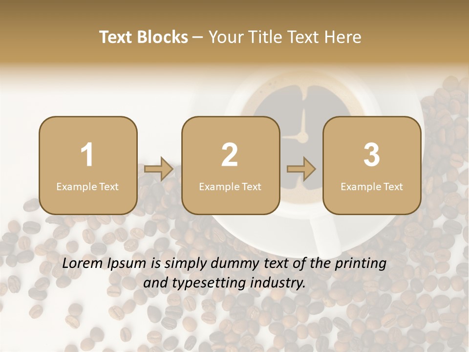 Espresso Cup Drink PowerPoint Template