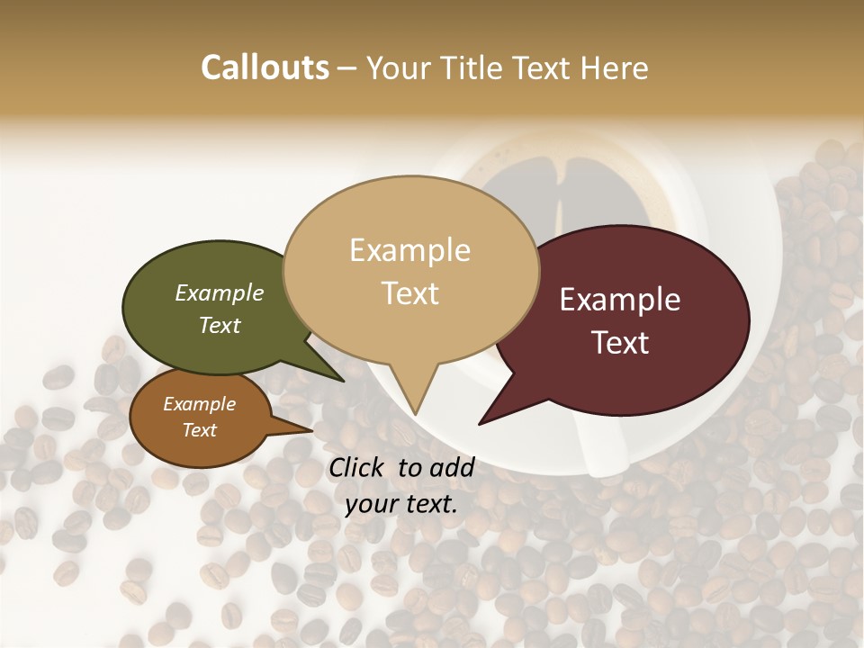 Espresso Cup Drink PowerPoint Template