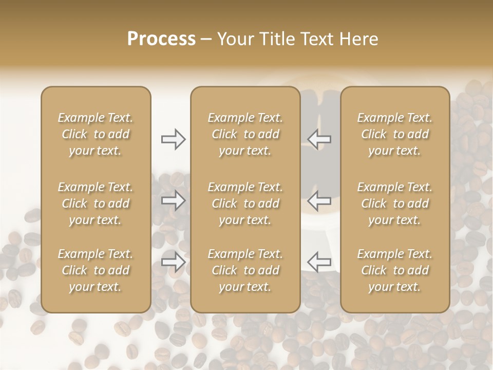 Espresso Cup Drink PowerPoint Template