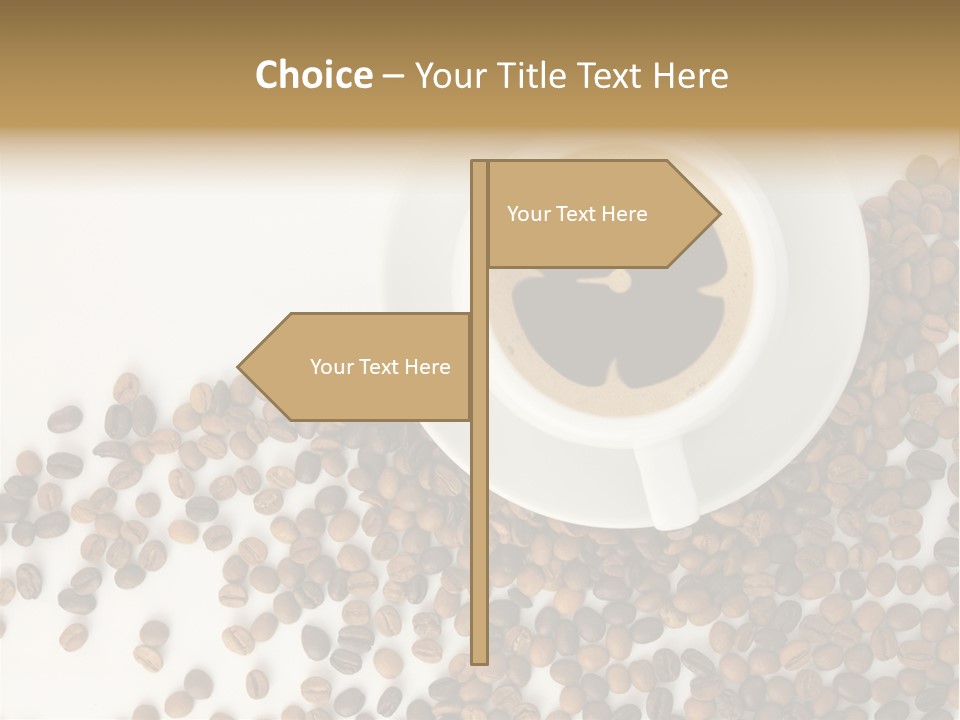 Espresso Cup Drink PowerPoint Template