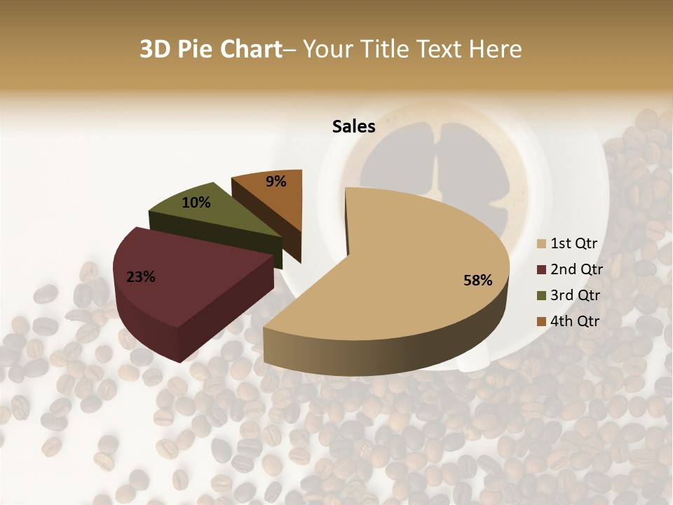 Espresso Cup Drink PowerPoint Template