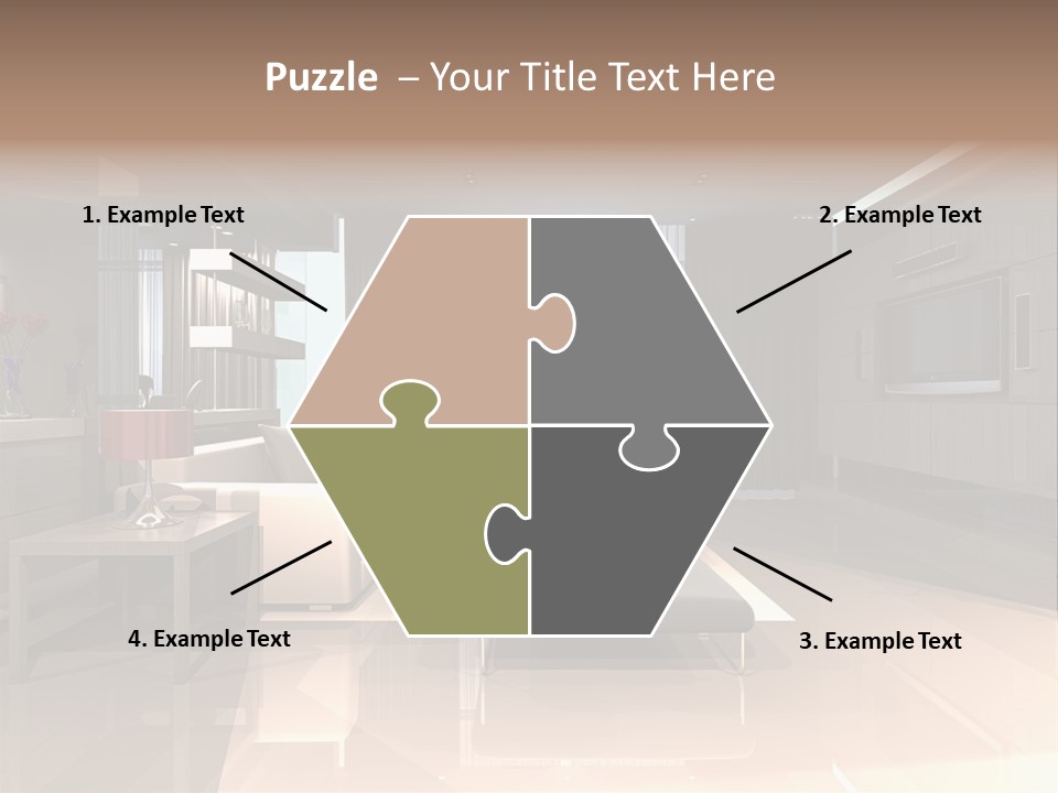 Villa Futuristic Pillar PowerPoint Template
