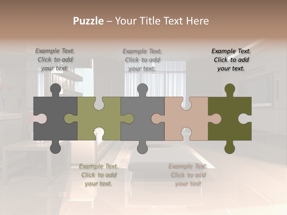 Villa Futuristic Pillar PowerPoint Template