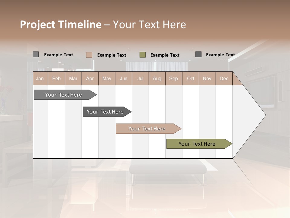 Villa Futuristic Pillar PowerPoint Template