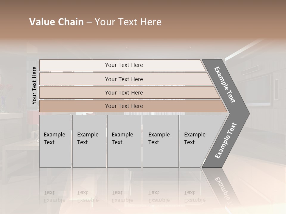 Villa Futuristic Pillar PowerPoint Template