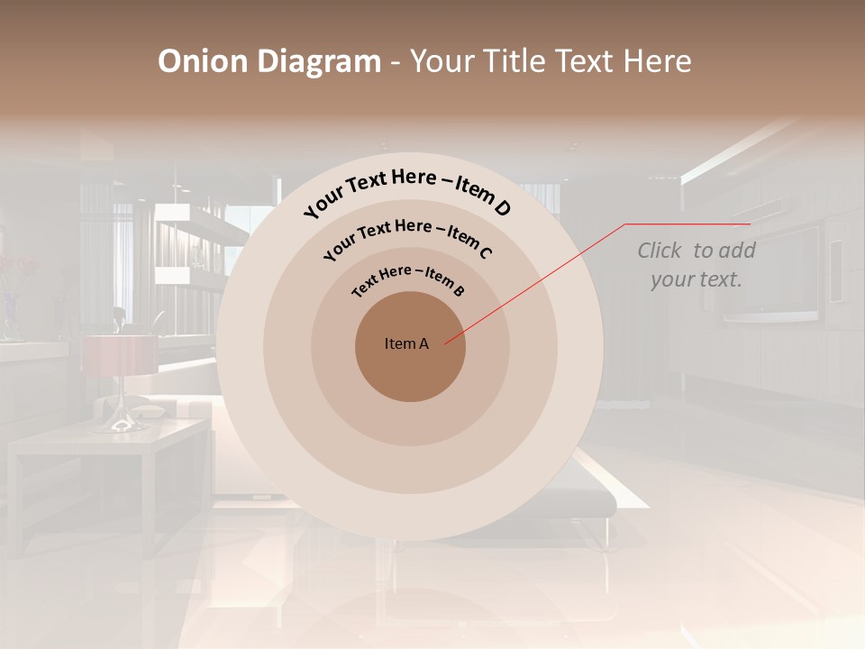 Villa Futuristic Pillar PowerPoint Template