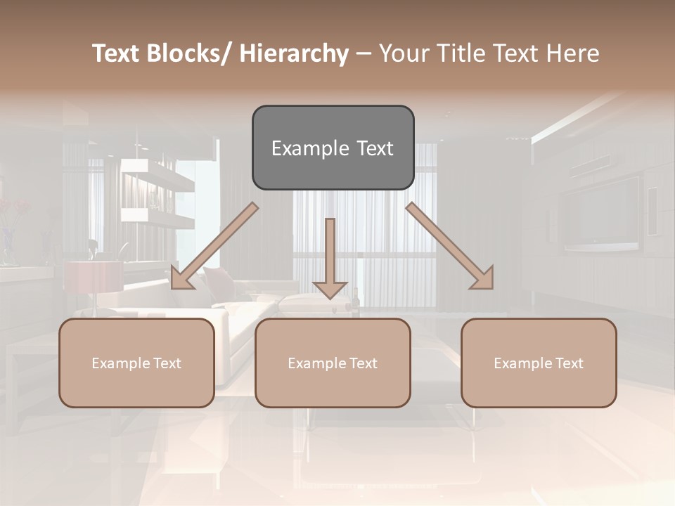 Villa Futuristic Pillar PowerPoint Template