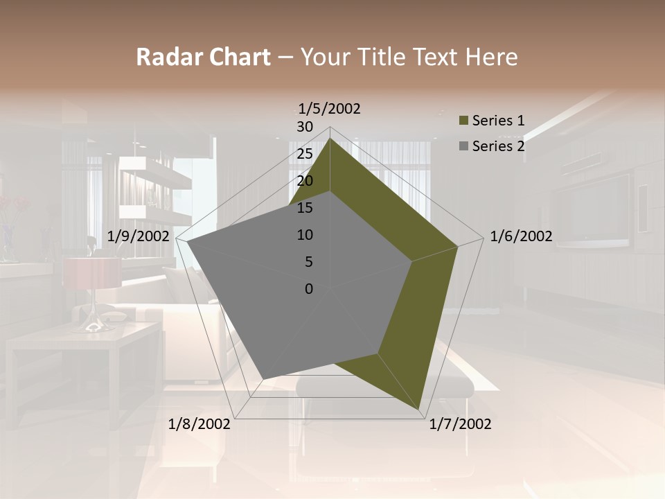 Villa Futuristic Pillar PowerPoint Template