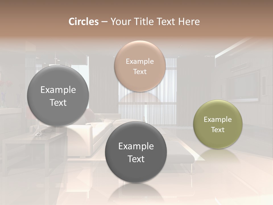 Villa Futuristic Pillar PowerPoint Template