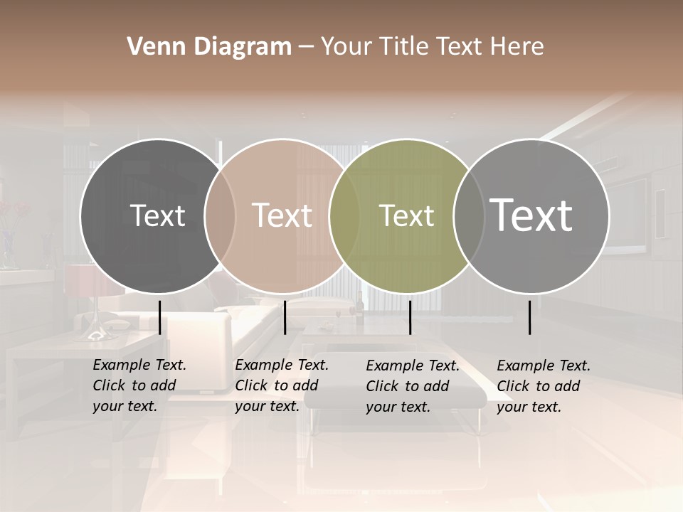Villa Futuristic Pillar PowerPoint Template