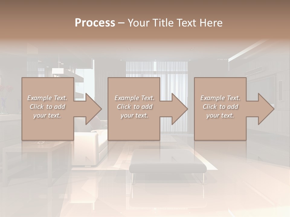 Villa Futuristic Pillar PowerPoint Template
