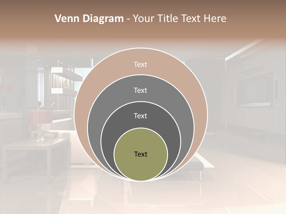 Villa Futuristic Pillar PowerPoint Template