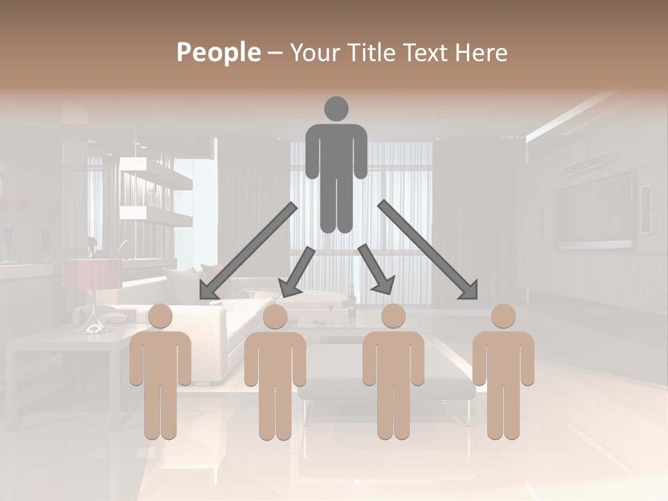 Villa Futuristic Pillar PowerPoint Template