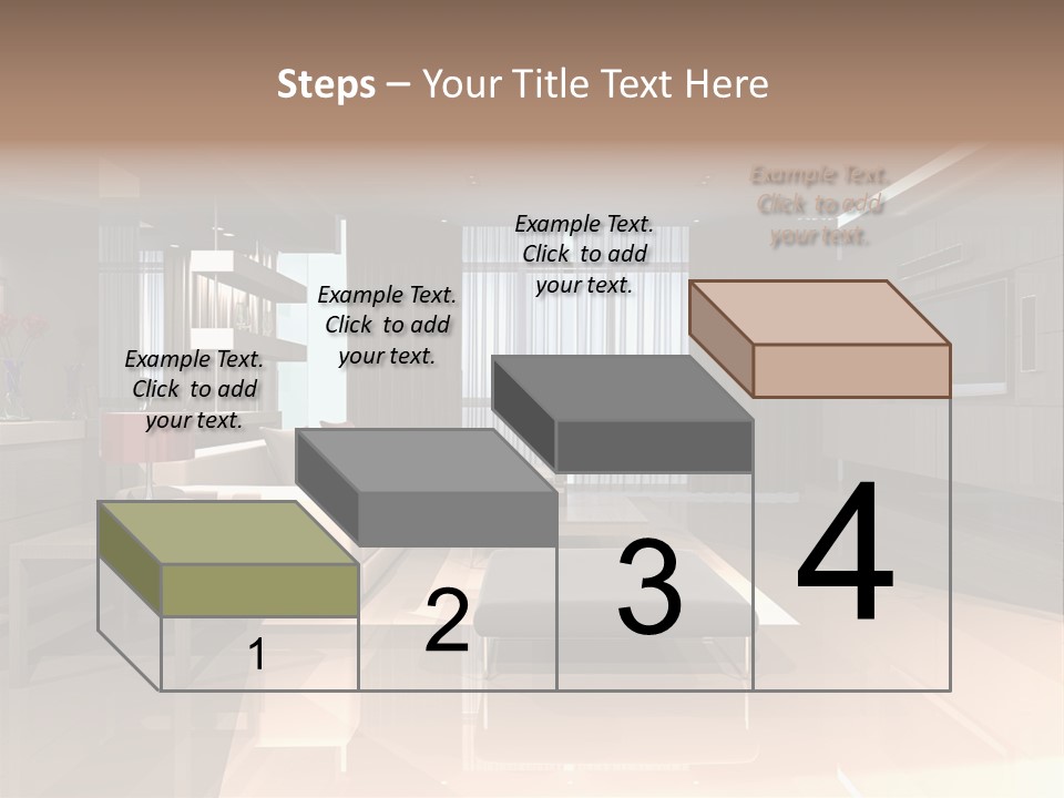 Villa Futuristic Pillar PowerPoint Template