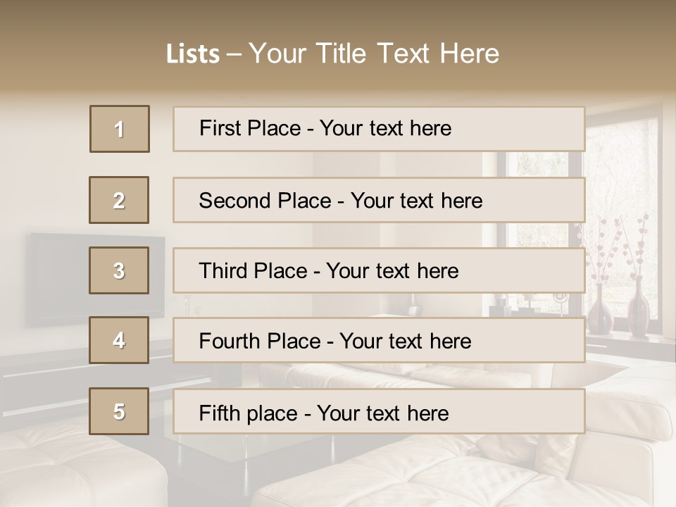 Domestic Flat Inside PowerPoint Template