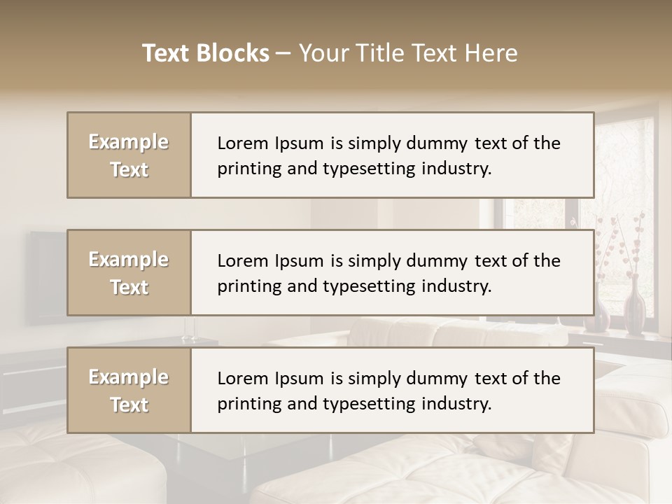 Domestic Flat Inside PowerPoint Template
