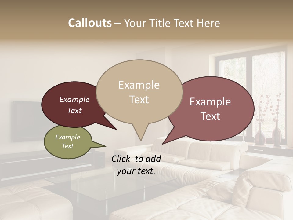 Domestic Flat Inside PowerPoint Template