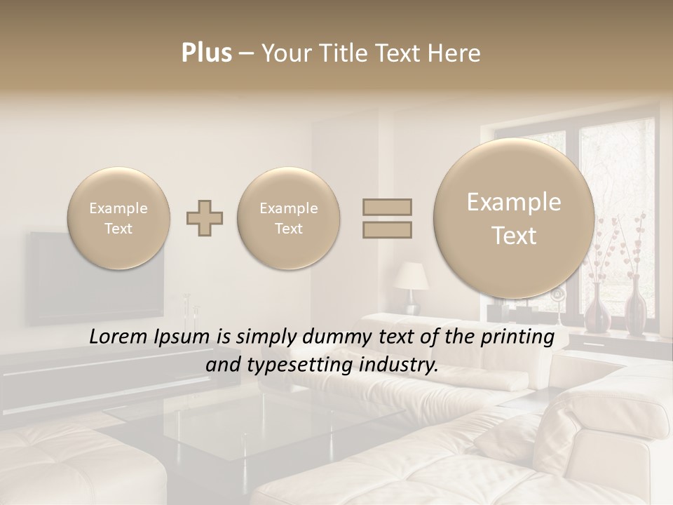 Domestic Flat Inside PowerPoint Template
