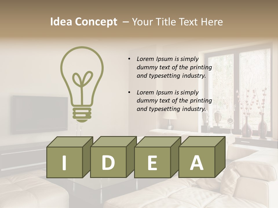Domestic Flat Inside PowerPoint Template