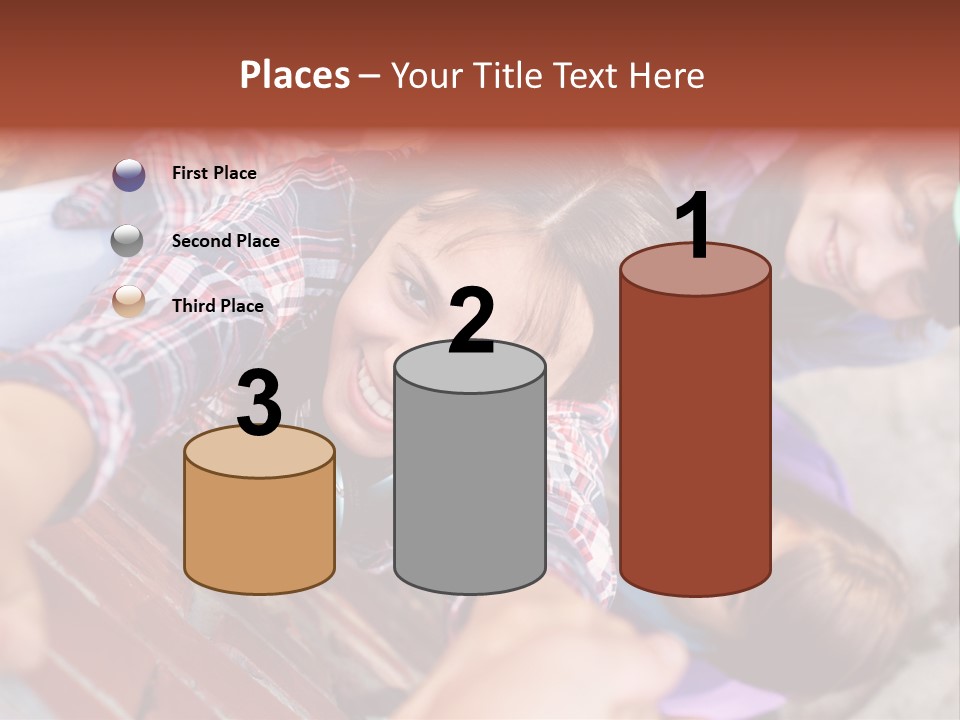 Casual Teen Happy PowerPoint Template