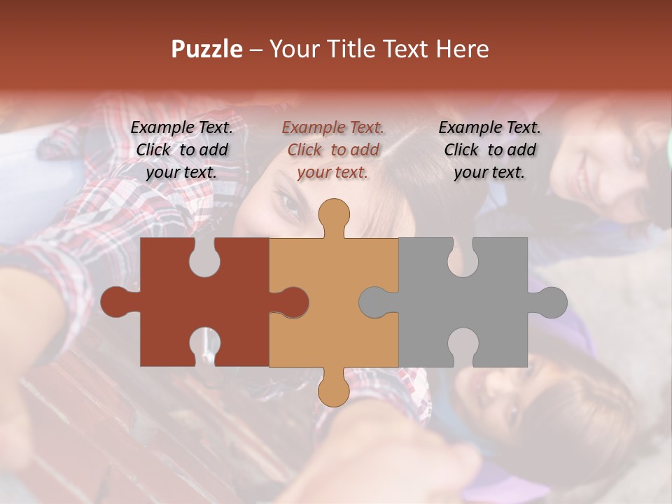 Casual Teen Happy PowerPoint Template