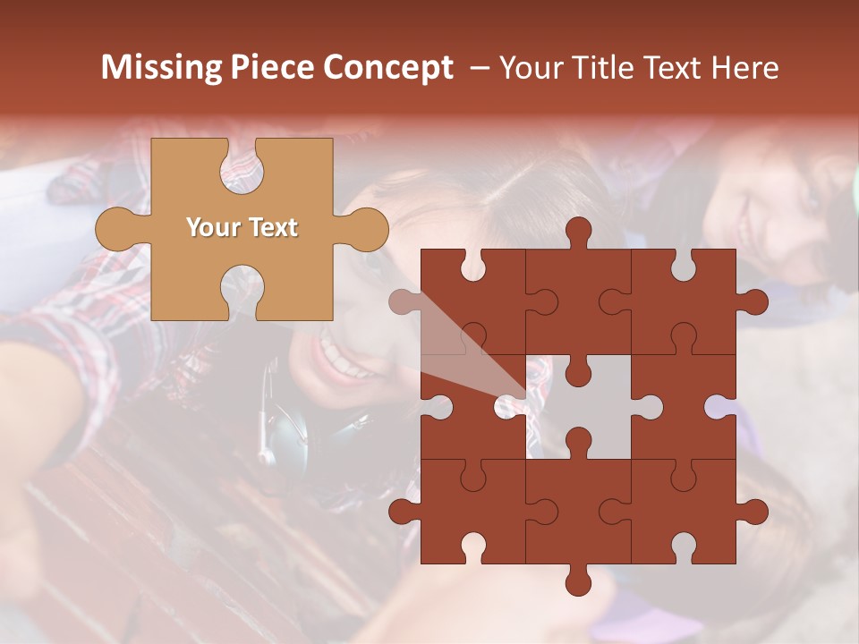 Casual Teen Happy PowerPoint Template