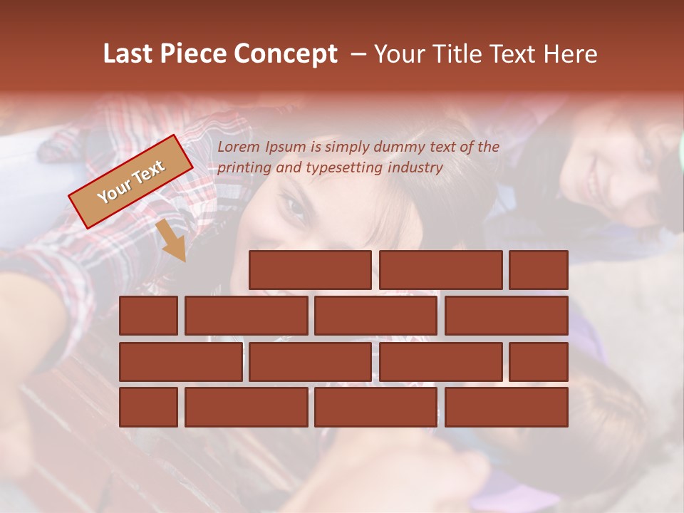 Casual Teen Happy PowerPoint Template