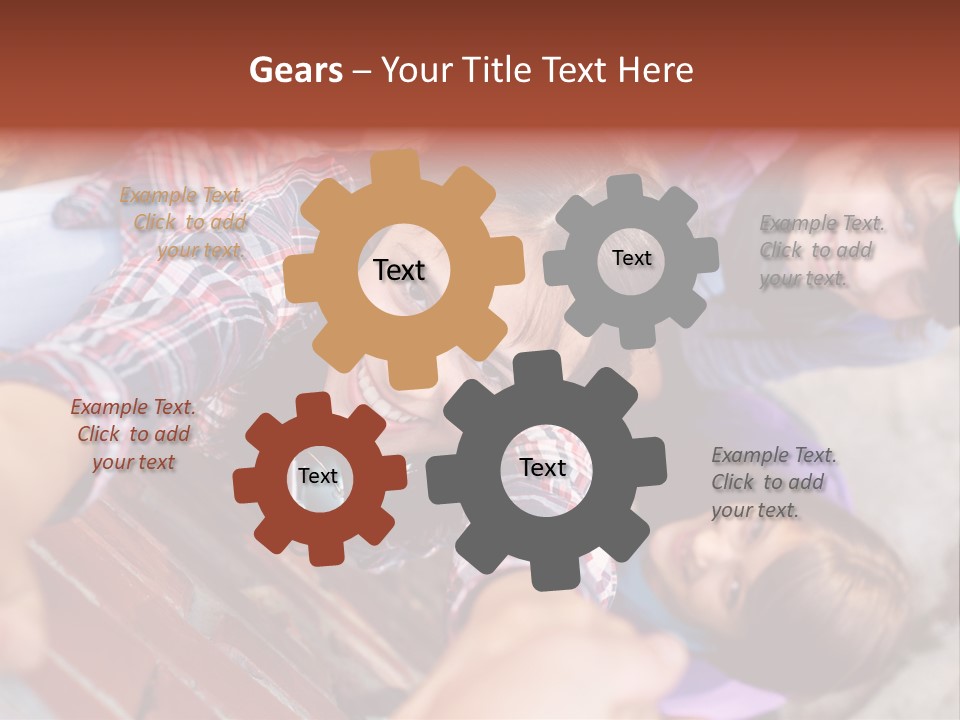 Casual Teen Happy PowerPoint Template