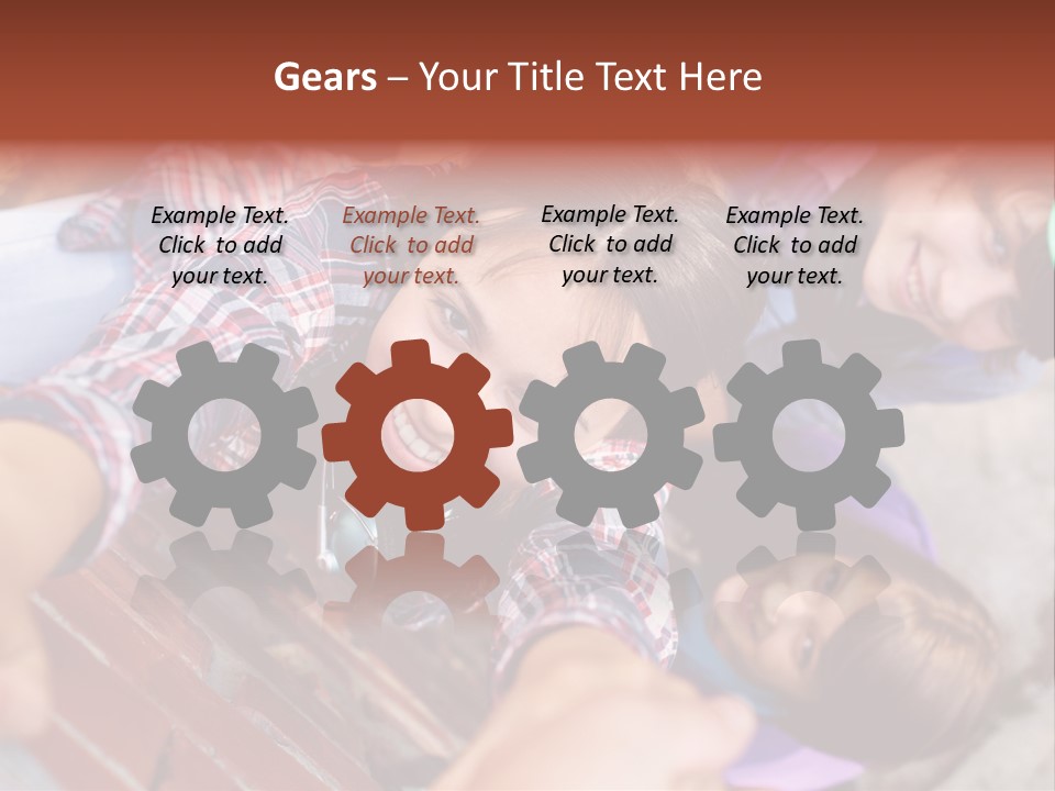 Casual Teen Happy PowerPoint Template