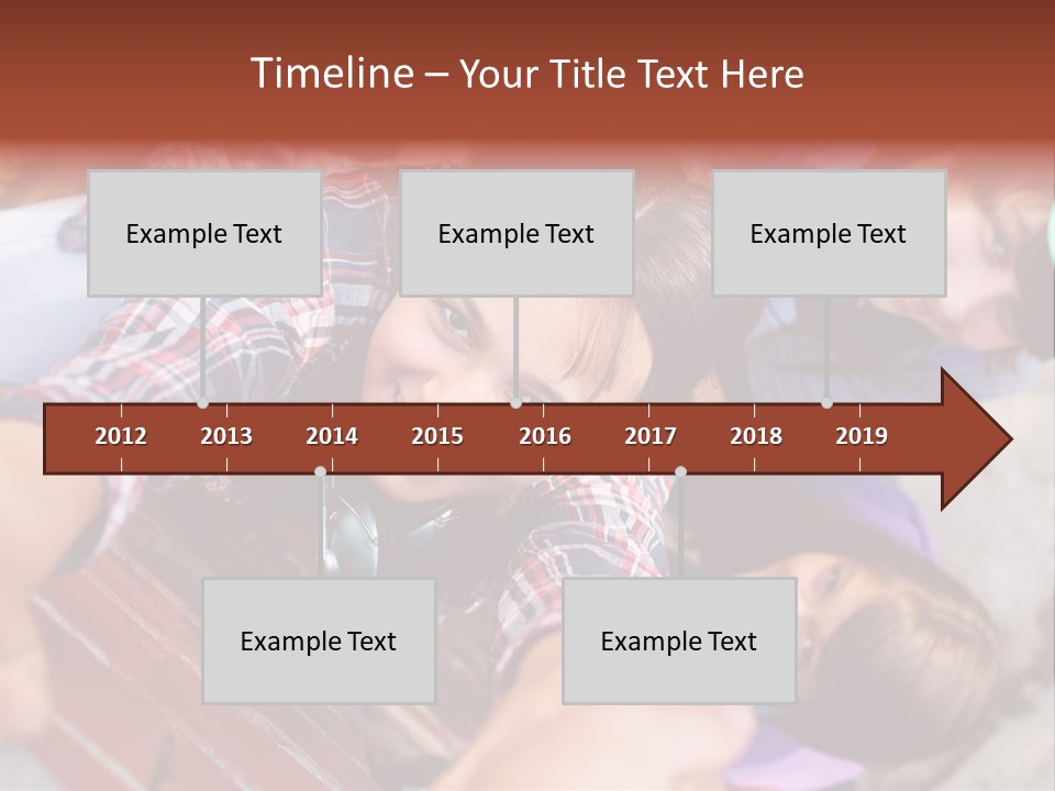 Casual Teen Happy PowerPoint Template