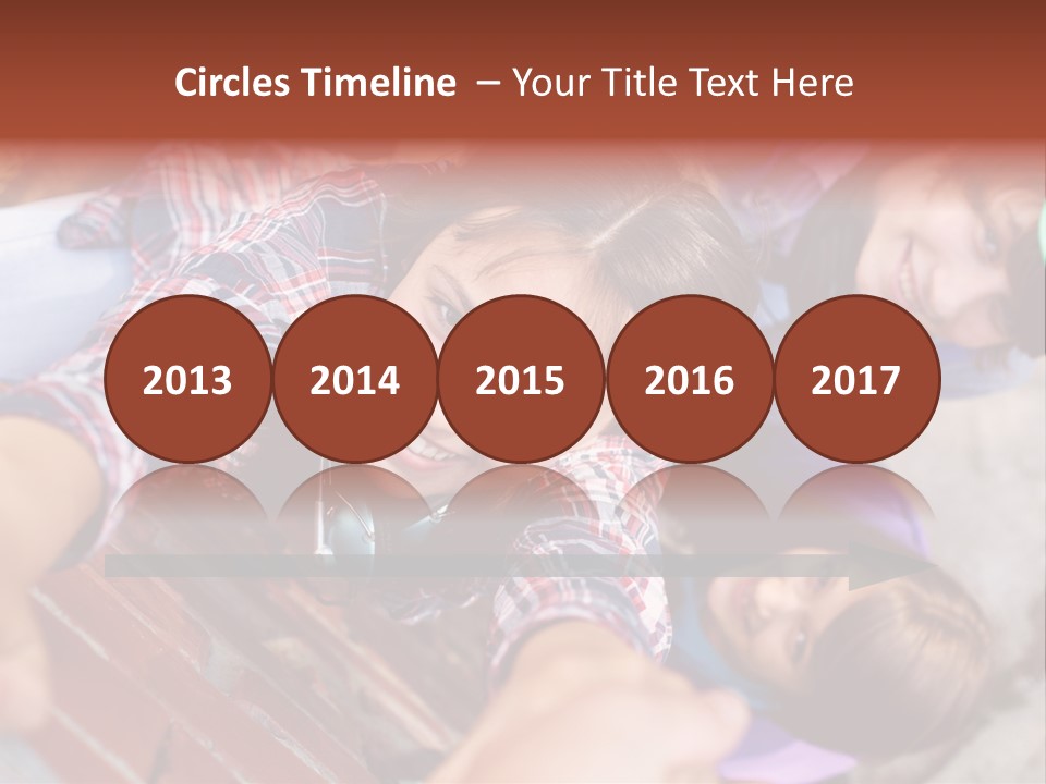 Casual Teen Happy PowerPoint Template