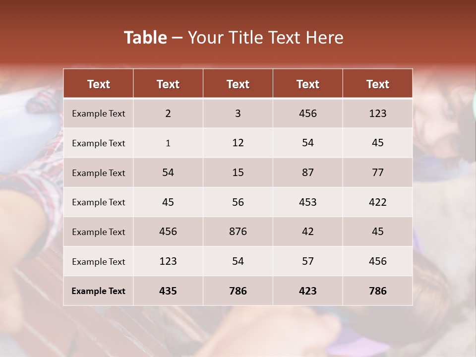 Casual Teen Happy PowerPoint Template