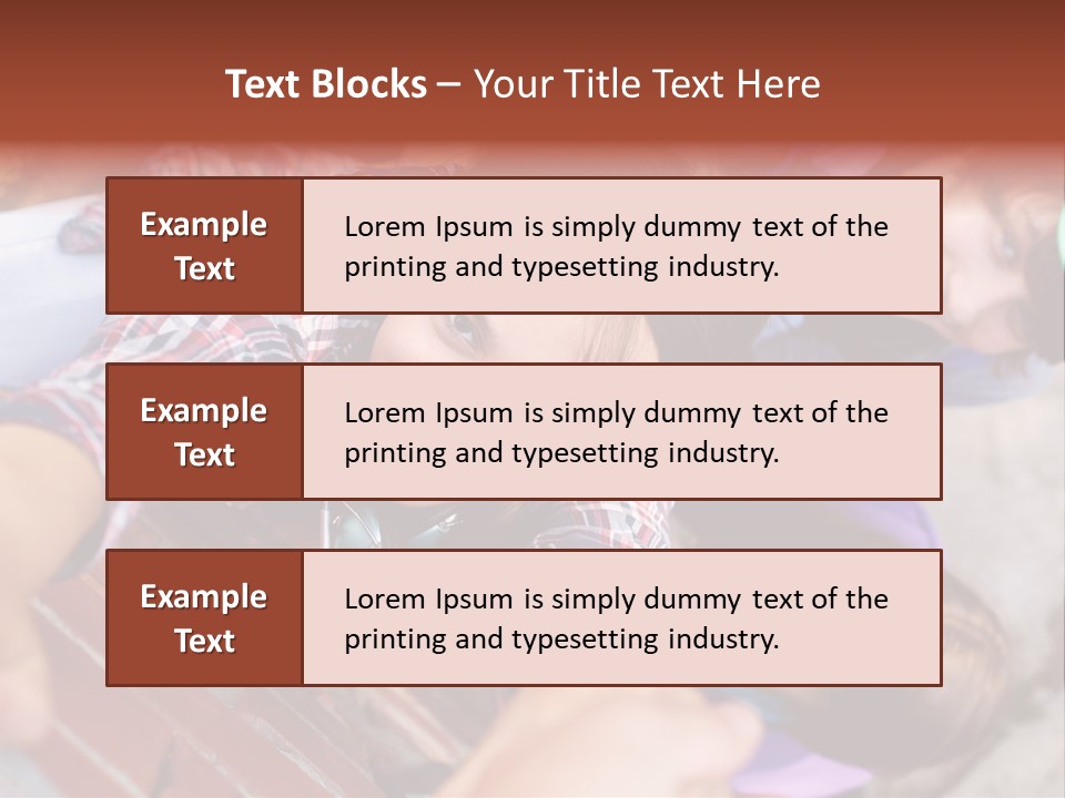 Casual Teen Happy PowerPoint Template