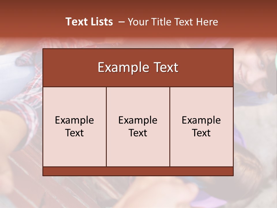 Casual Teen Happy PowerPoint Template