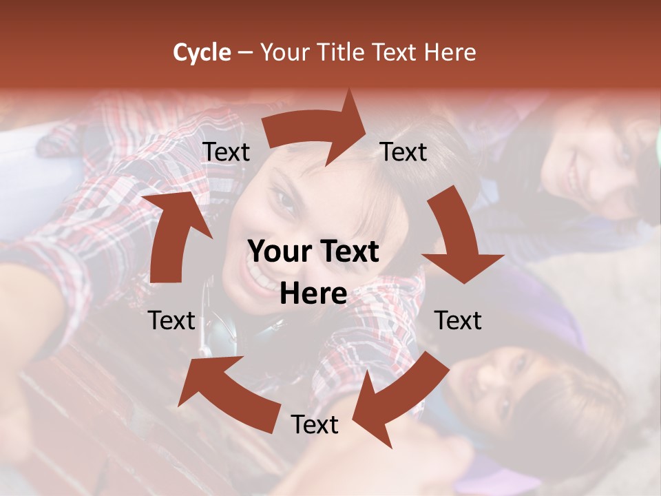 Casual Teen Happy PowerPoint Template