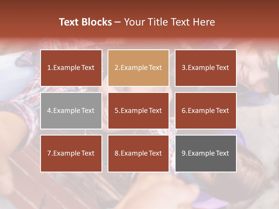 Casual Teen Happy PowerPoint Template