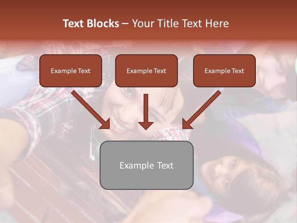 Casual Teen Happy PowerPoint Template