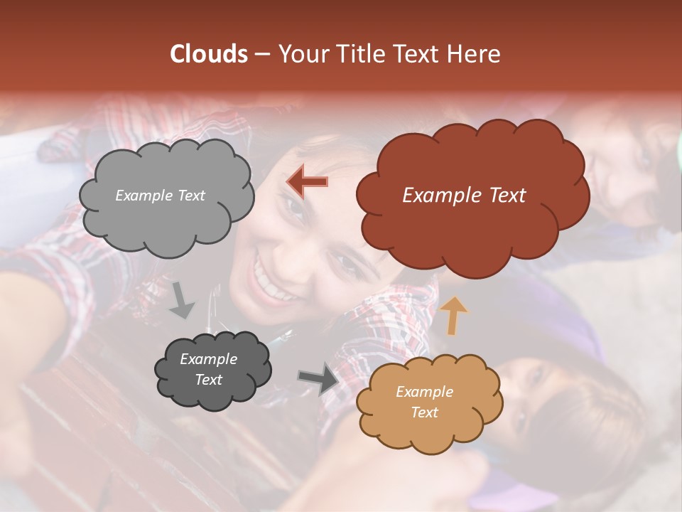 Casual Teen Happy PowerPoint Template