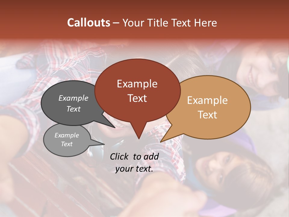 Casual Teen Happy PowerPoint Template