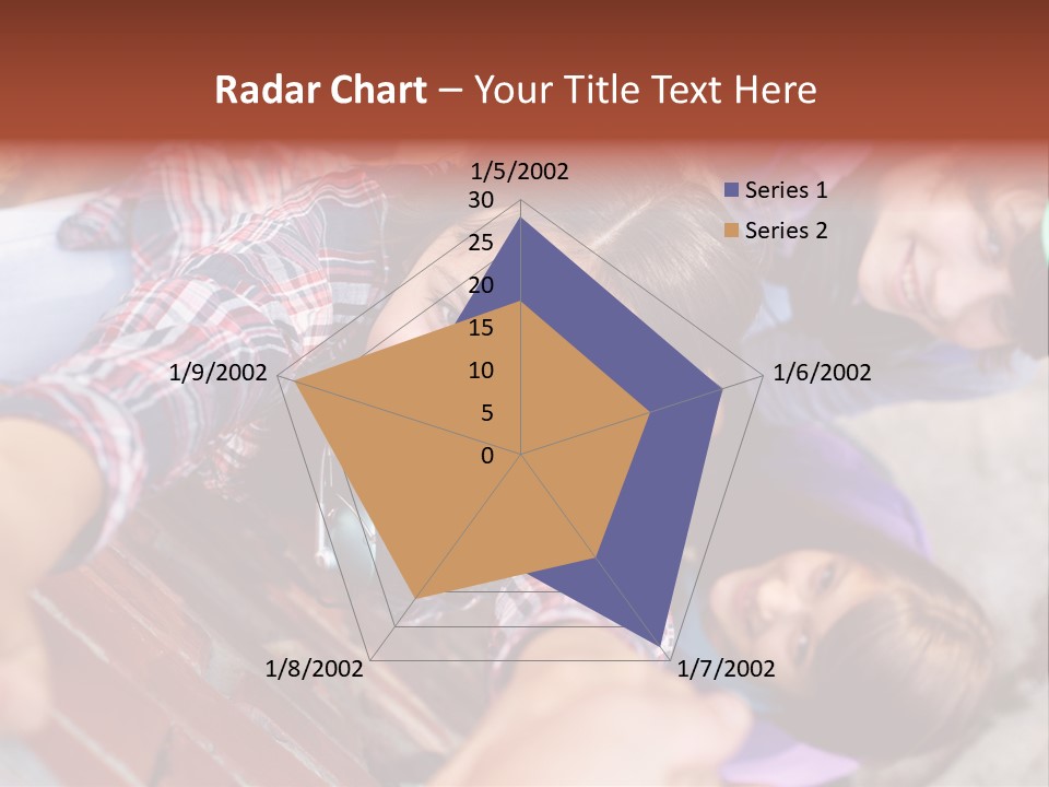 Casual Teen Happy PowerPoint Template
