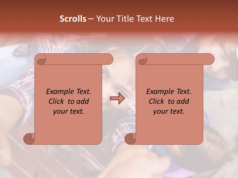 Casual Teen Happy PowerPoint Template