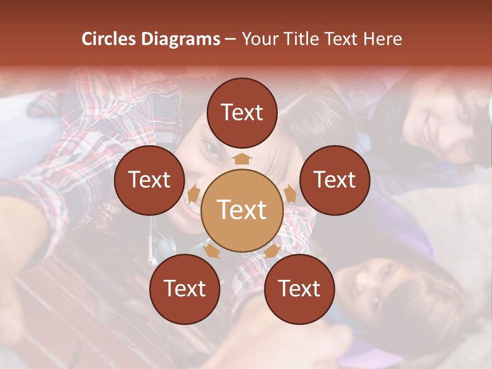 Casual Teen Happy PowerPoint Template